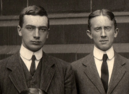 R.Q. Gilson and J.R.R. Tolkien as prefects, 1910/11