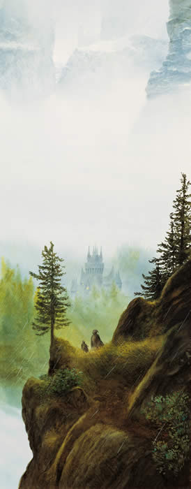 Descent to Rivendell by John Howe