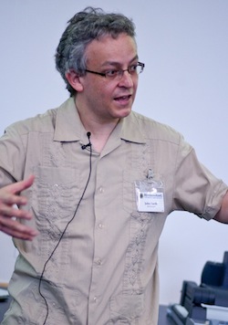 John Garth at the Return of the Ring conference, 2012, by Emil Johansson